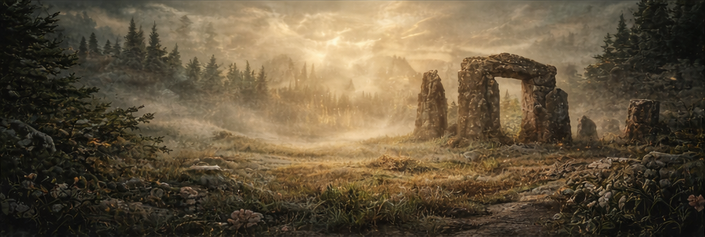 An image of druid stones