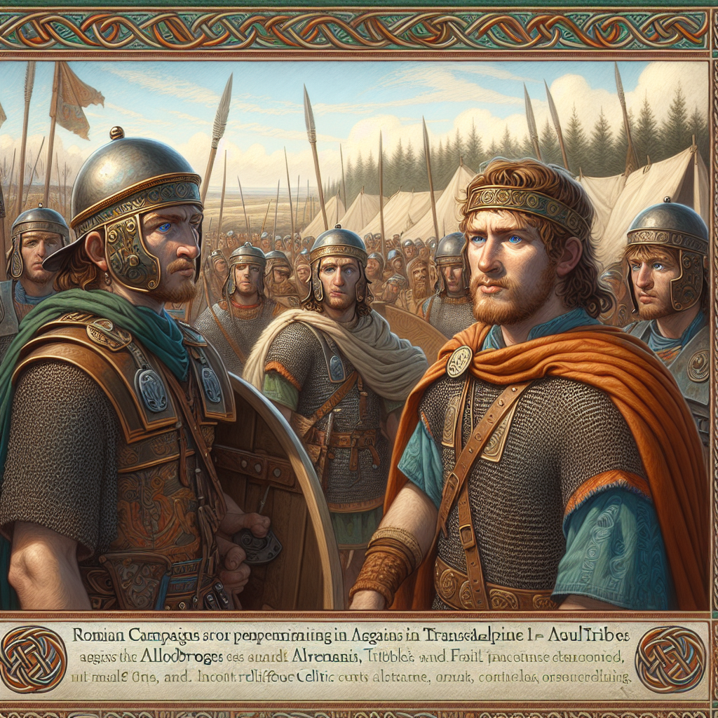 Roman campaigns against Allobroges and Arverni commence in Transalpine Gaul