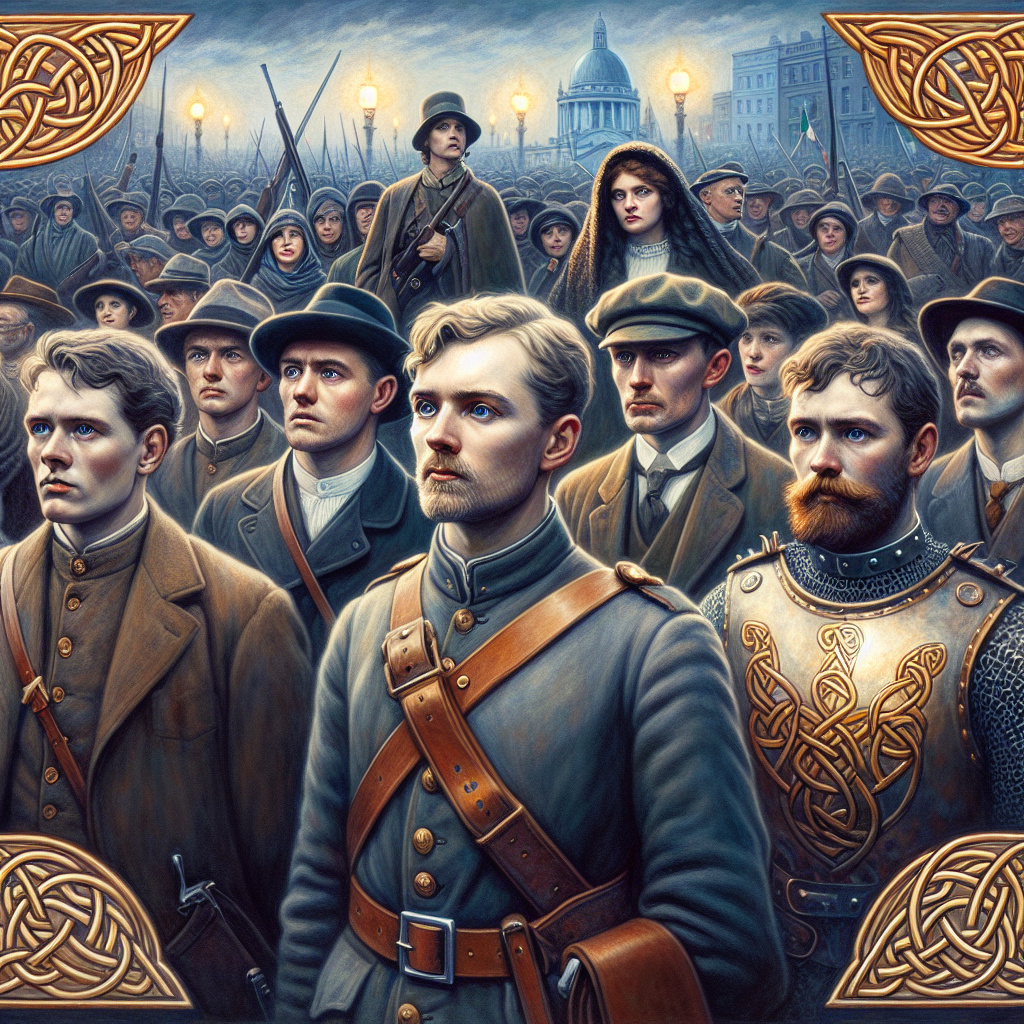 Easter Rising in Dublin proclaims a republic; cultural and political watershed