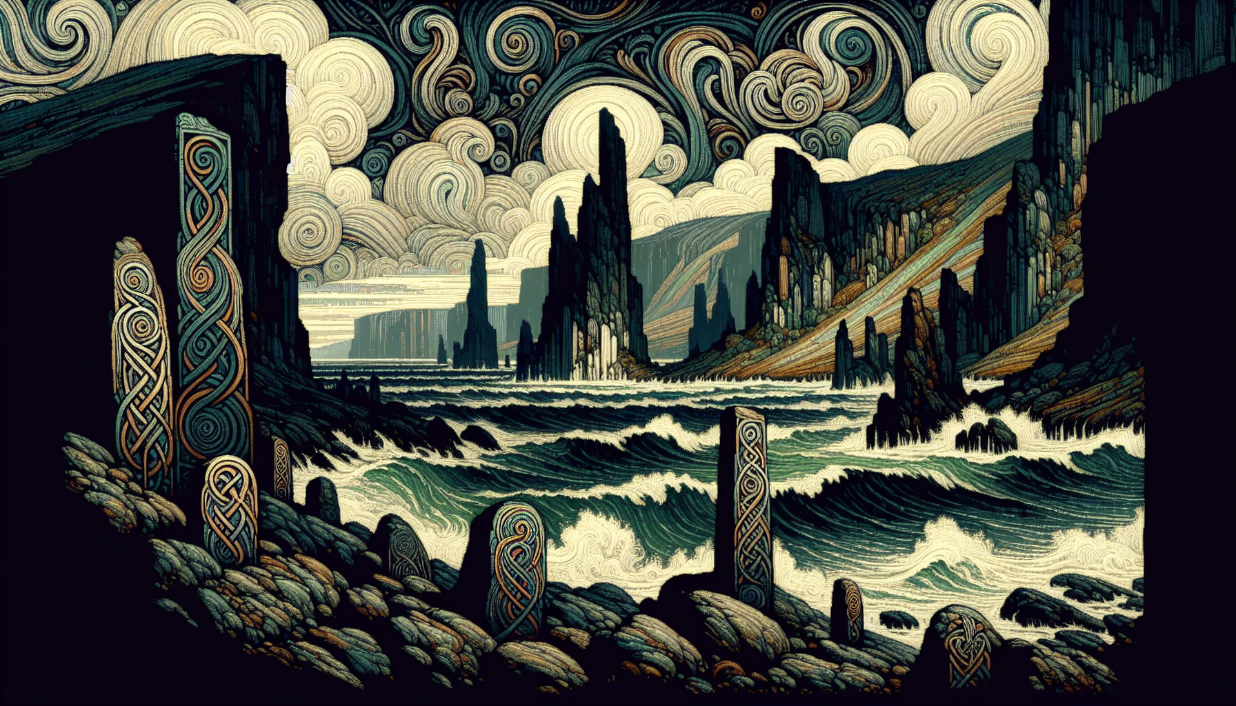 The Cath Maige Tuired Myth, MacLaughlin Clans, and Gaelic Phrases