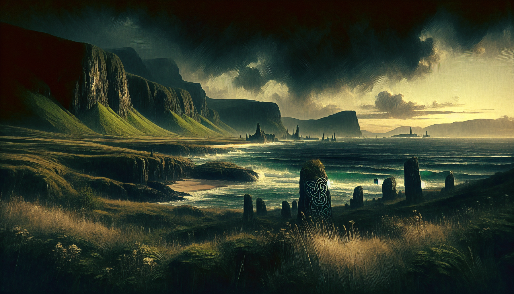 The Vision of Mac Conglinne and Celtic Clans of Kerry and Man
